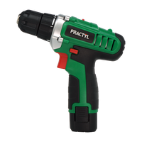 PRACTYL 12V SCREWDRIVER, 1 X 2 AH BATTERY, CHARGER