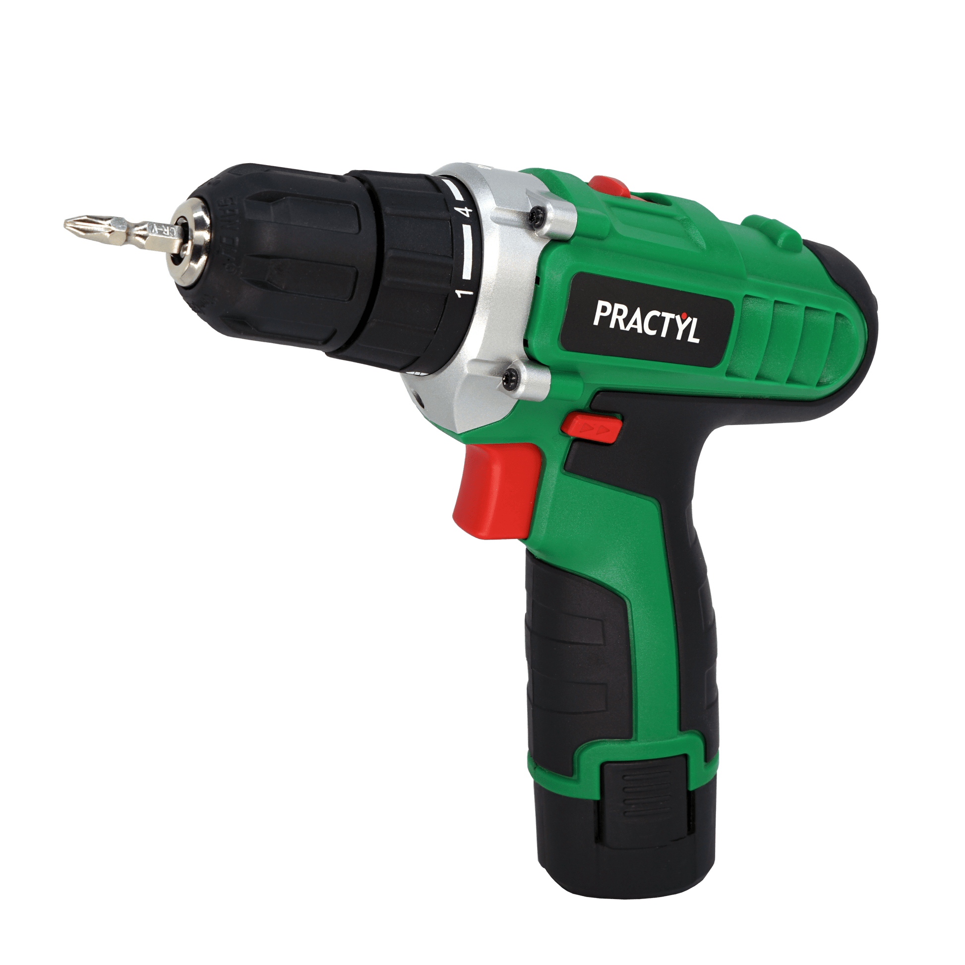 Bricocenter PRACTYL 12V SCREWDRIVER, 1 BATTERY 2 AH, CHARGER