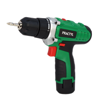 PRACTYL 12V SCREWDRIVER, 1 X 2 AH BATTERY, CHARGER