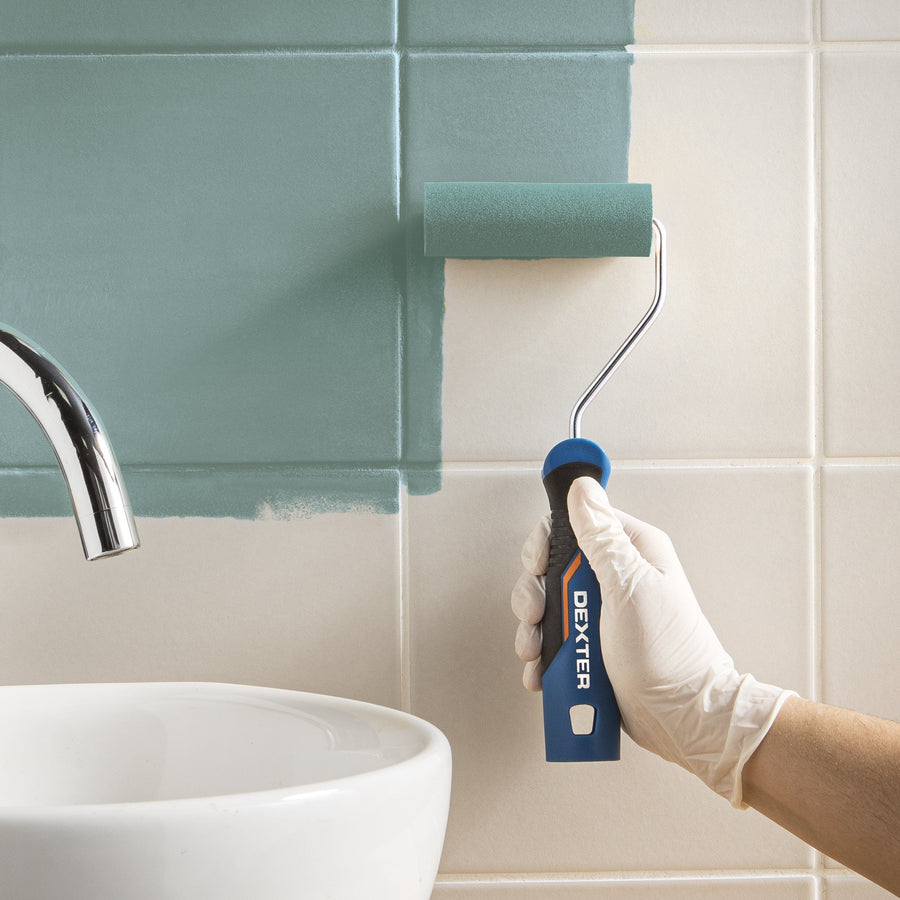 Bricocenter WATER GLAZE FOR FURNITURE AND KITCHEN AND BATHROOM TILES GREEN SAGE 3 SATIN LUXENS 2 LT