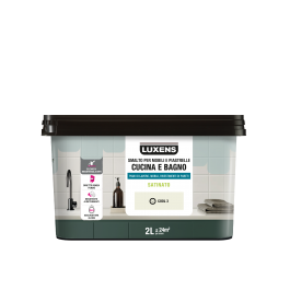 WATER GLAZE FOR FURNITURE AND KITCHEN AND BATHROOM TILES BEIGE COOL 3 SATIN LUXENS 2 LT