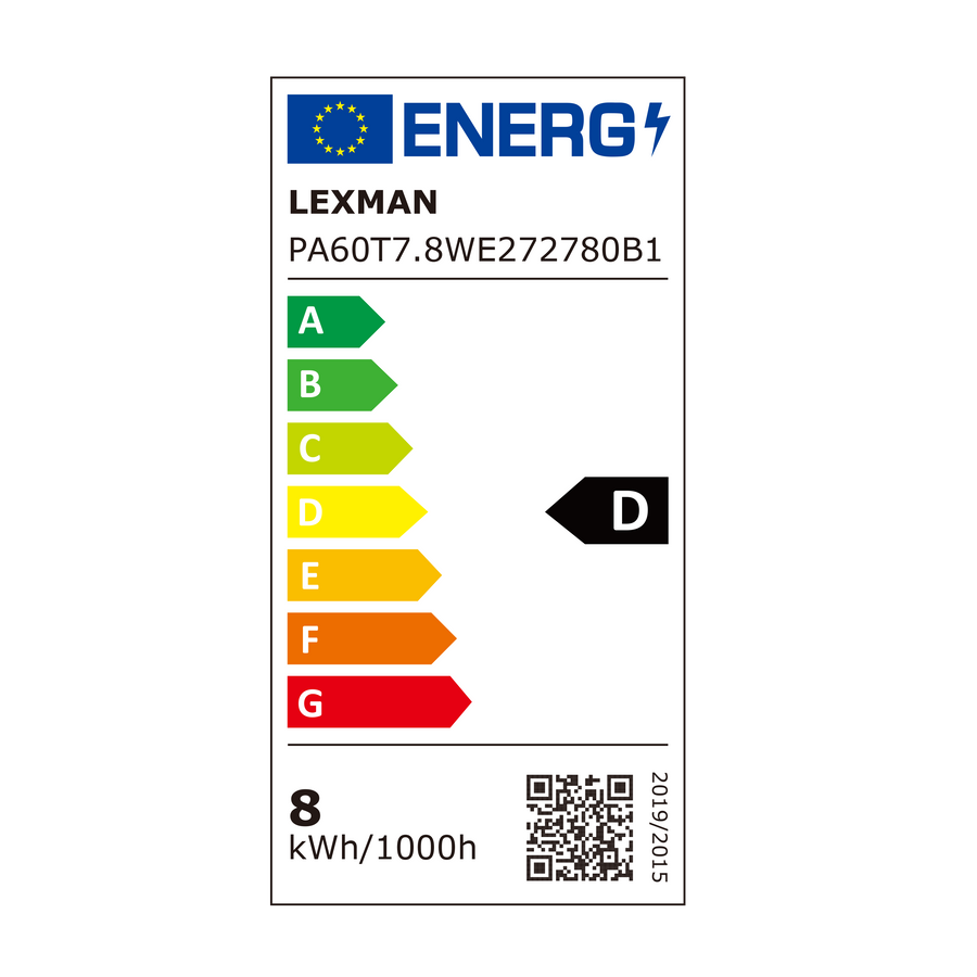 LED BULB E27=75W DROP TRANSPARENT WARM LIGHT
