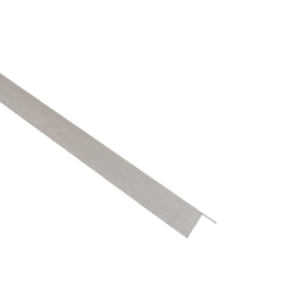 PROFILO ANGOLARE IN ALLUMINIO ANODIZZATO 15X15X1MM 1M NICHEL SPAZZOLATO