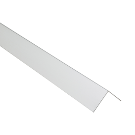 30X30X1MM ANODIZED ALUMINUM ANGLE PROFILE 2.5M POLISHED CHROME