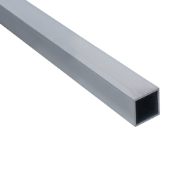 NATURAL ALUMINIUM SQUARE PROFILE 20X220X1,5MM 2,5M