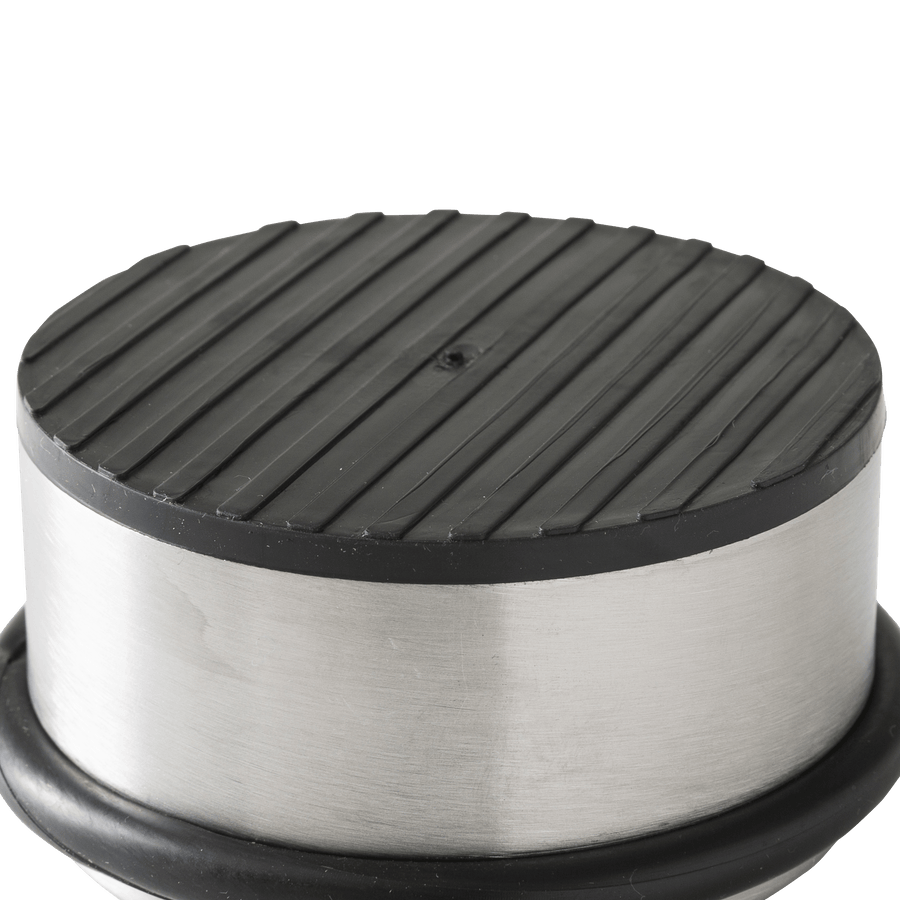 Bricocenter NICKEL STAINLESS STEEL DOORSTOP, D10.2X4.7CM INSPIRE