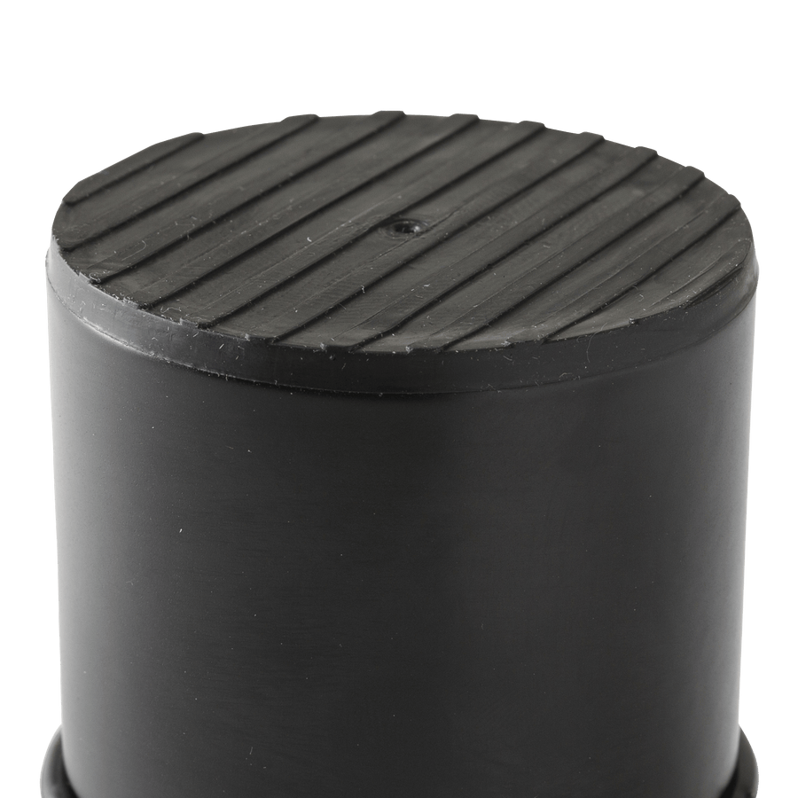 Bricocenter BLACK STAINLESS STEEL DOORSTOP, D7.2X8.1CM