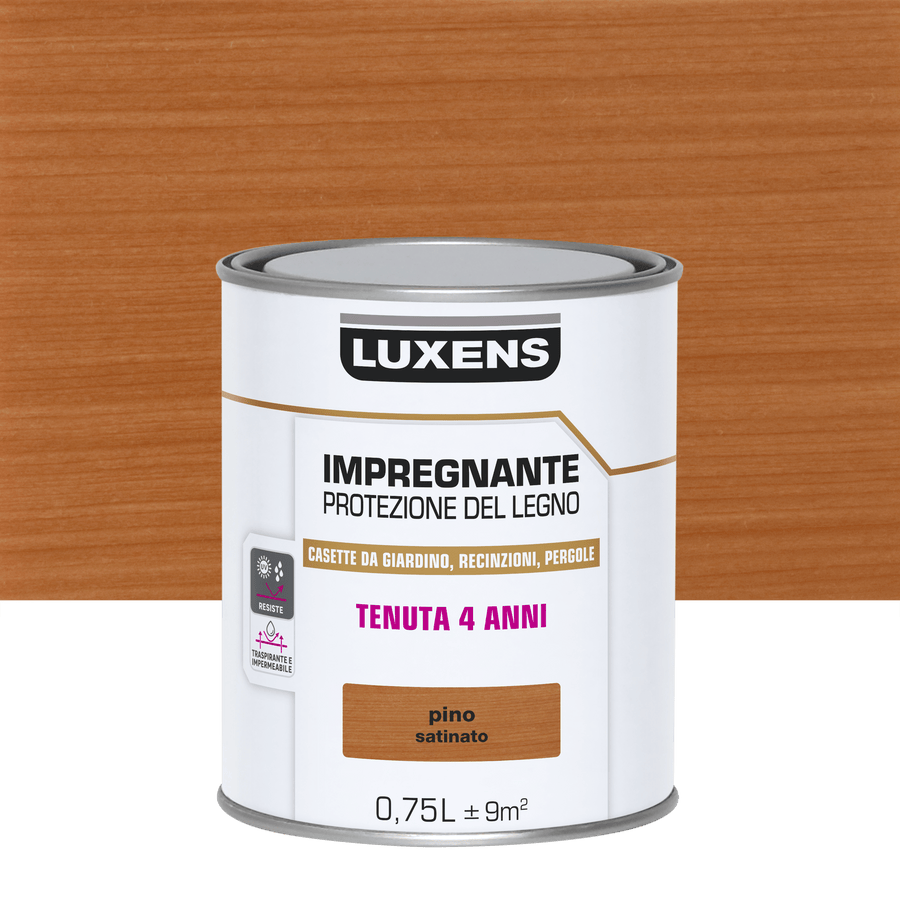 Bricocenter LUXENS PINE WATER-BASED WOOD PROTECTIVE IMPREGNATING AGENT 750 ML