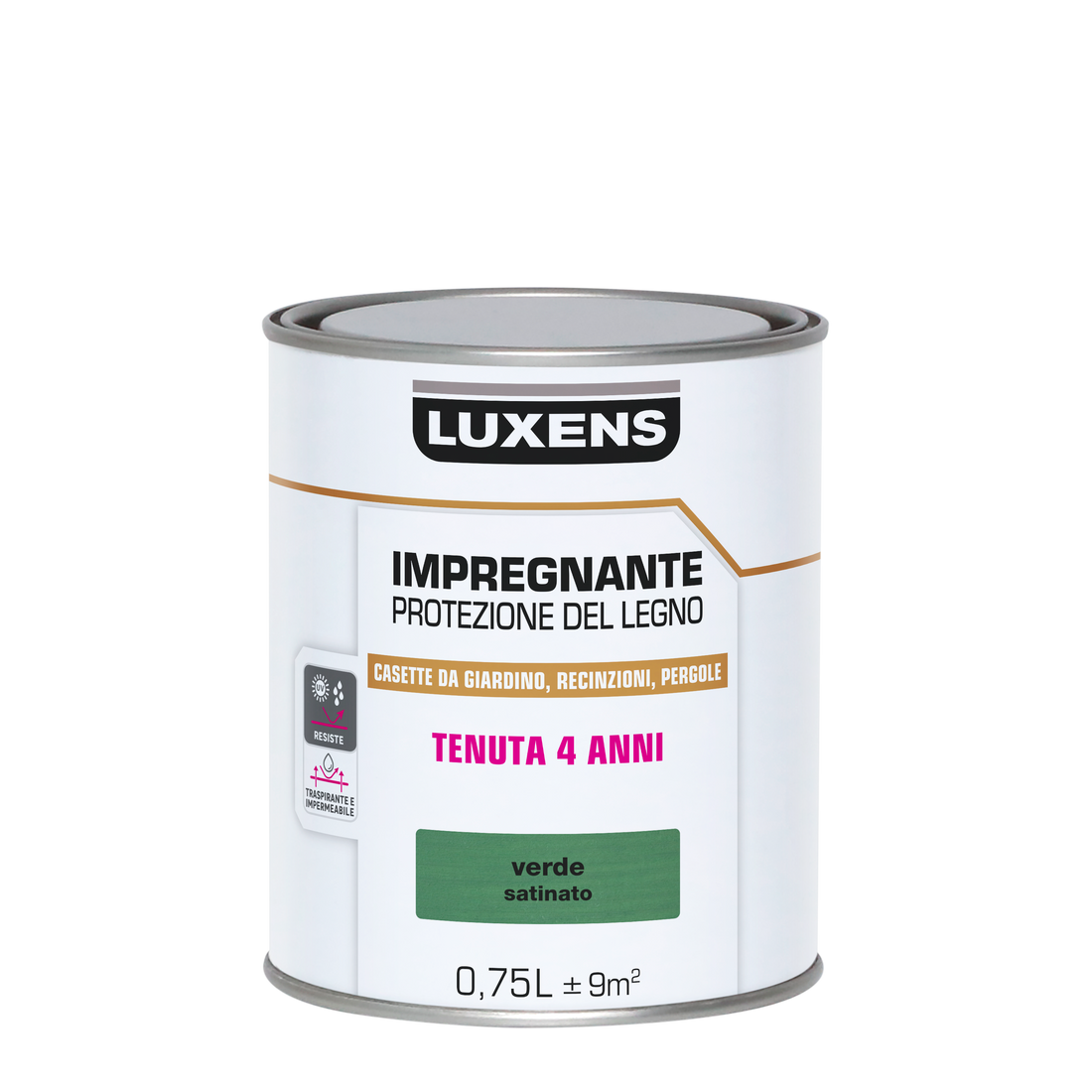 LUXENS GREEN WATER-BASED WOOD PRESERVATIVE 750 ML