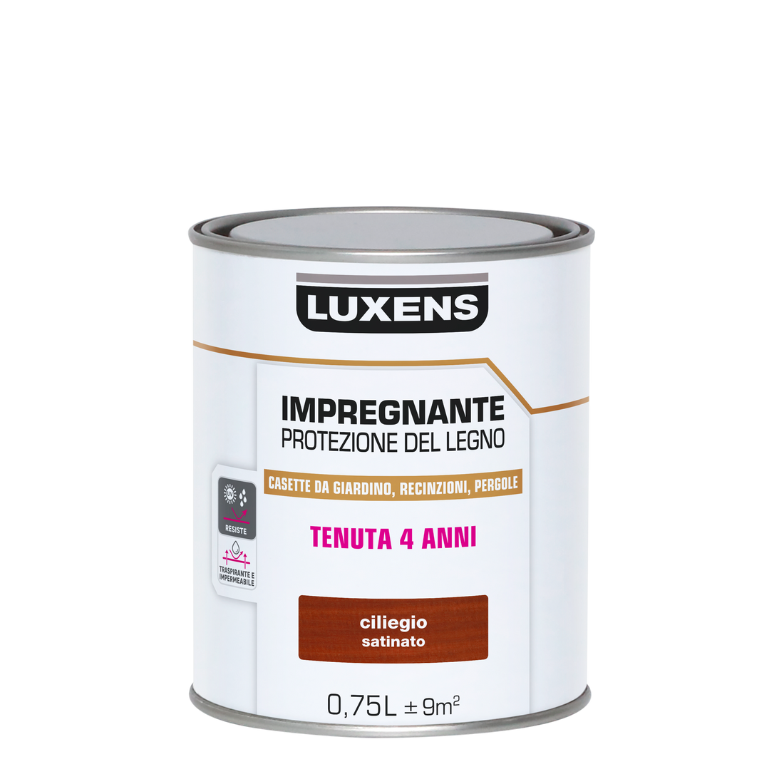 WATER-BASED WOOD PROTECTION IMPREGNATING AGENT CHERRY LUXENS 750 ML