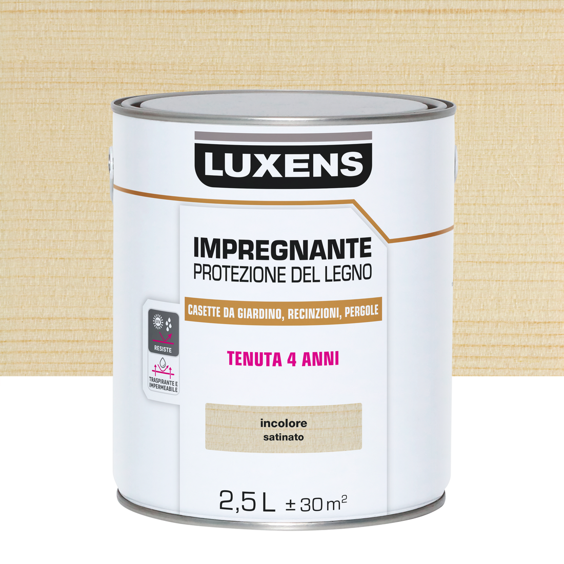 LUXENS WATER-BASED WOOD PRESERVATIVE COLOURLESS 2.5 L