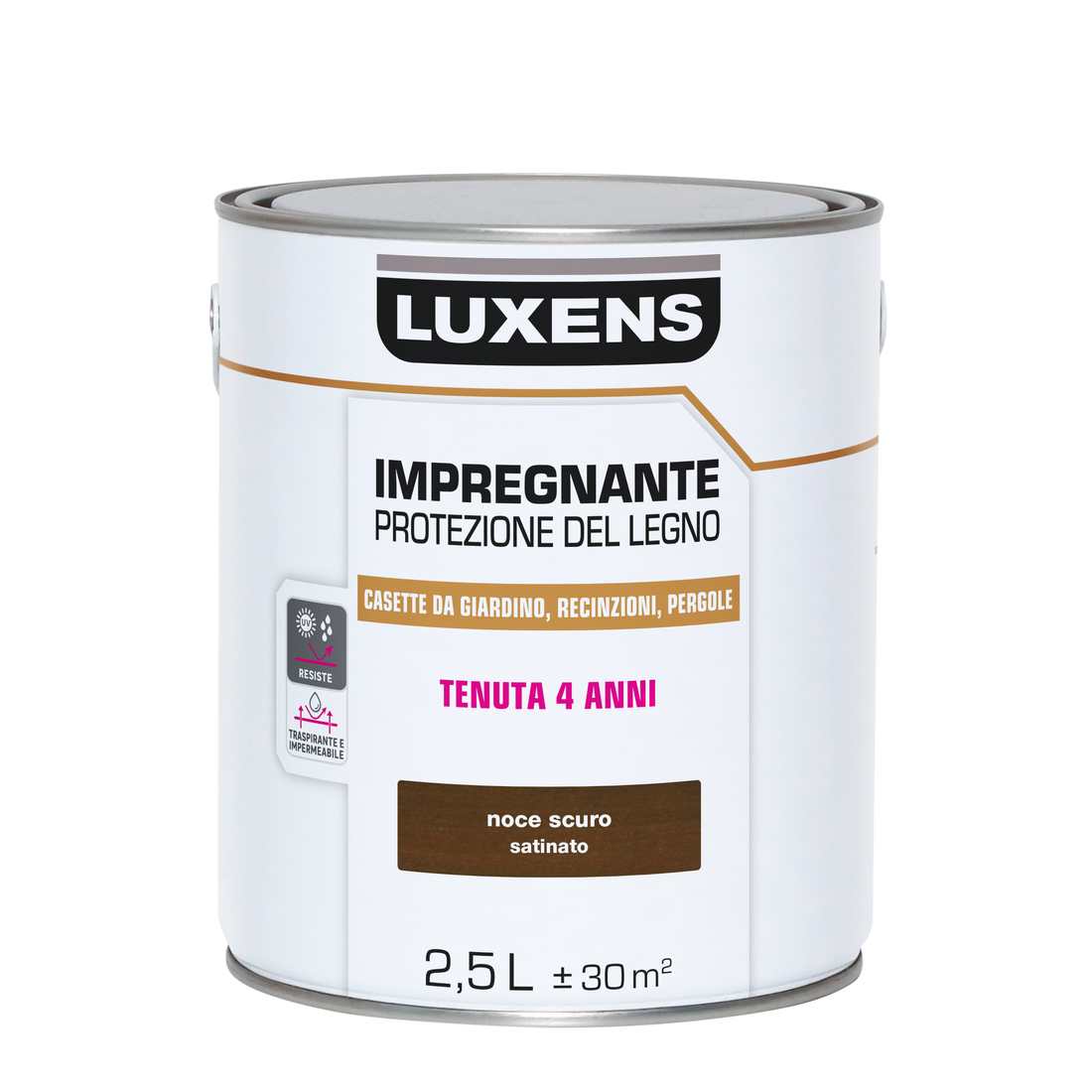 WATER-BASED WOOD PRESERVATIVE ANTIQUE WALNUT LUXENS 2.5 L
