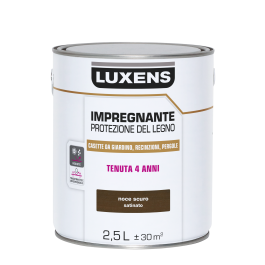WATER-BASED WOOD PRESERVATIVE IMPREGNATING AGENT ANTIQUE WALNUT LUXENS 2.5 LT