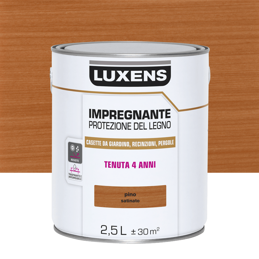 Bricocenter LUXENS PINE WATER-BASED WOOD PROTECTIVE IMPREGNATING AGENT 2.5LT