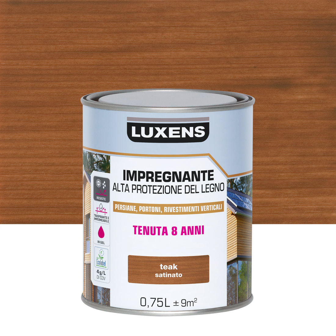 LUXENS HIGH PROTECTION WATER-BASED TEAK WOOD PRESERVATIVE 750 ML