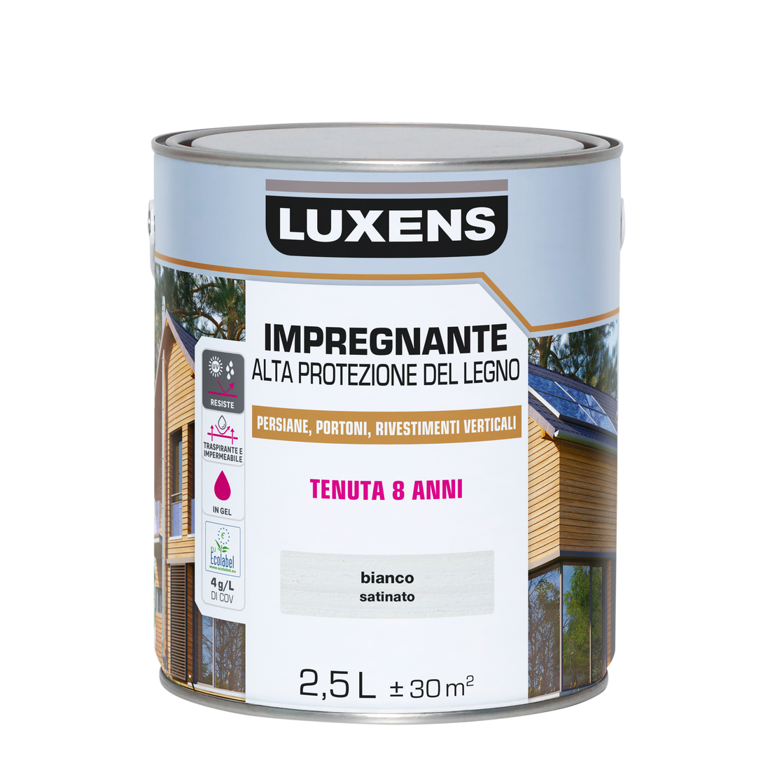 LUXENS WATER-BASED WOOD PRESERVATIVE WHITE HIGH PROTECTION 2.5 L