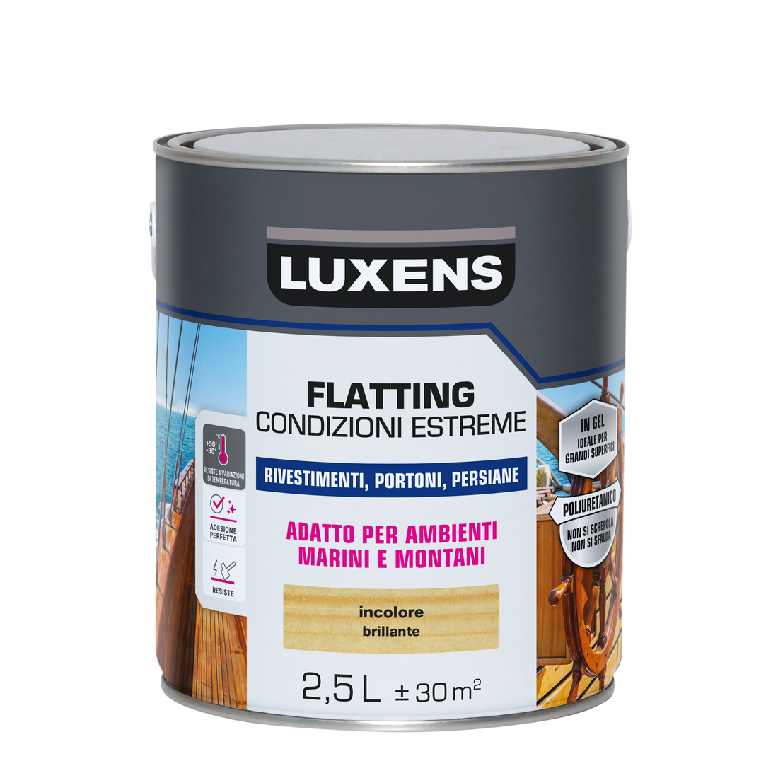 SOLVENT-BASED EXTREME CLIMATE FLATTING 2.5L LUXENS