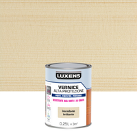 LUXENS HIGH-PROTECTION COLOURLESS HIGH-GLOSS WATER-BASED WOOD VARNISH 250 ML
