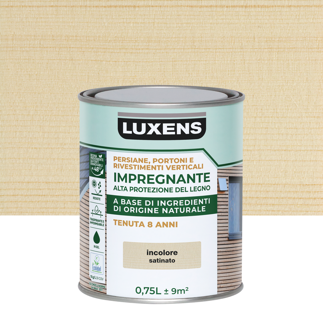 LUXENS HIGH-PROTECTION COLOURLESS BIO-BASED WOOD PRESERVATIVE 750 ML