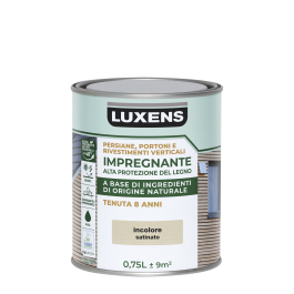 IMPREGNATING PROTECTIVE WOOD BASE BIO COLORLESS HIGH PROTECTION LUXENS 750 ML