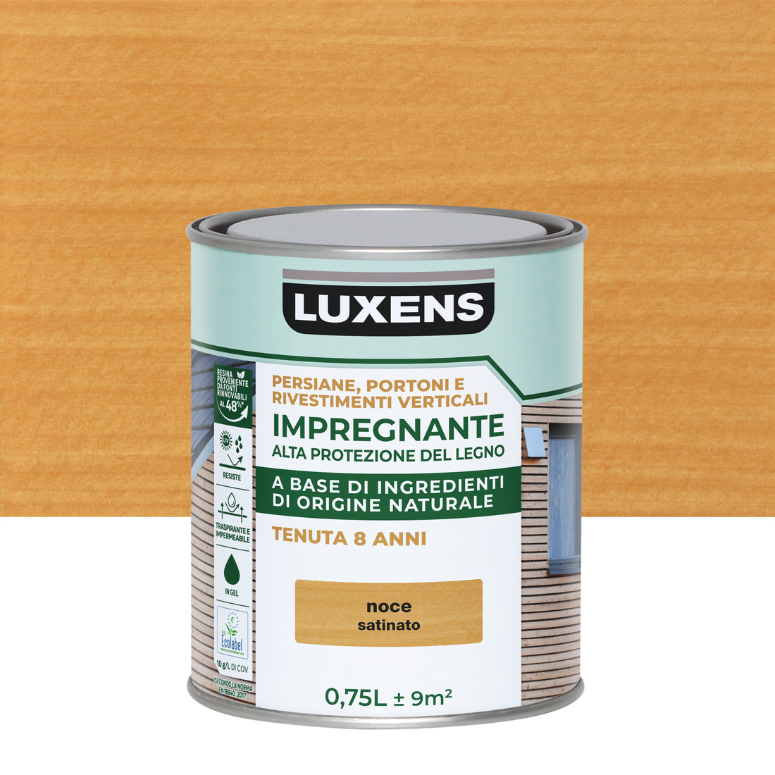 LUXENS HIGH-PROTECTION WALNUT BIO-BASED WOOD PRESERVATIVE 750 ML