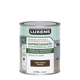 IMPREGNATING WOOD PROTECTIVE BASE BIO ANTIQUE WALNUT HIGH PROTECTION LUXENS 750 ML