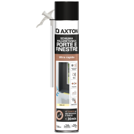AXTON 750ML RAPID WINDOW AND DOOR FILLING POLYURETHANE FOAM WITH STRAW
