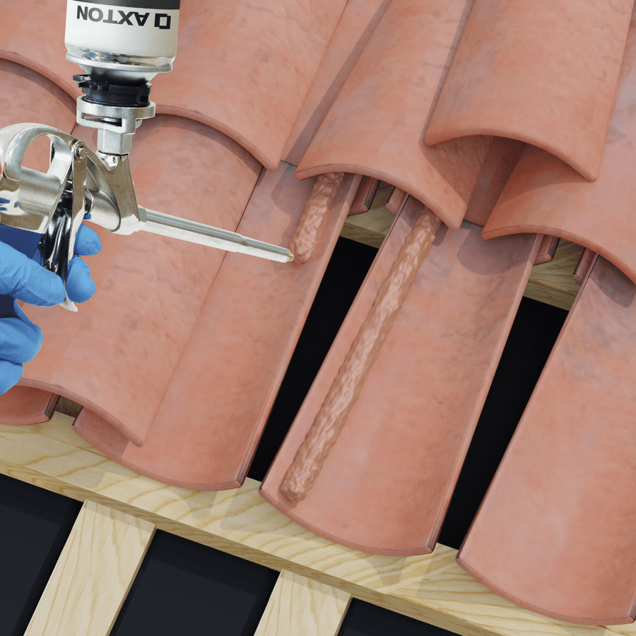 Bricocenter POLYURETHANE FOAM ADHESIVE ROOFS AND TERRACOTTA TILES FOR AXTON GUN 750ML
