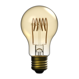 DECORATIVE LED BULB E27= 60W DROP SMALL AMBER