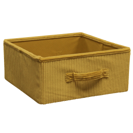 SPACEO KUB BASKET L31XP31XH15CM VELVET PECAN 4