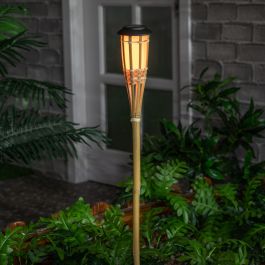 SOLAR STREETLIGHT ORPHEUS BAMBOO 60CM IP44