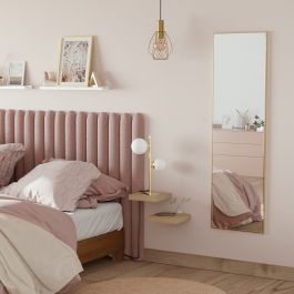 MIRROR BRIA METAL GOLD 40X140CM