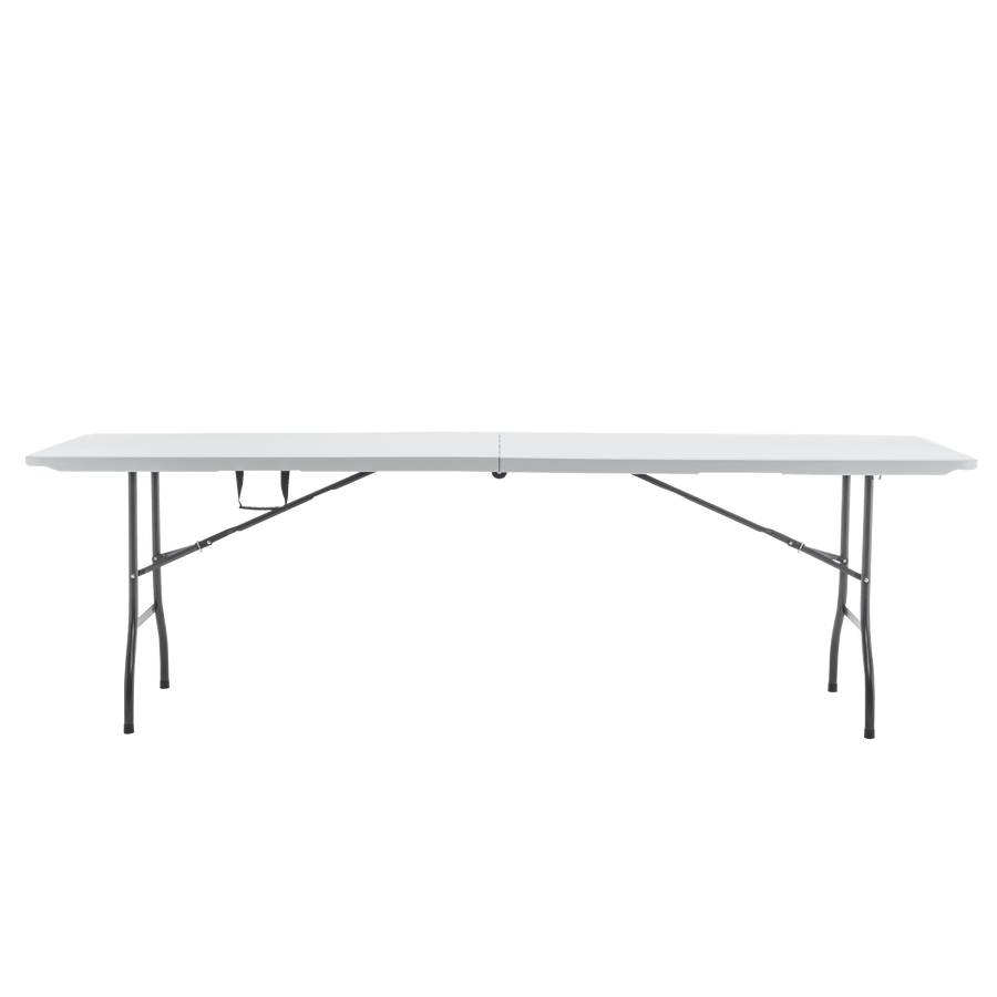 Folo 244x75 pub table in white resin