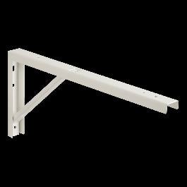 ROBUST SIDING RULE P40x18CM CARRYING 70KG IN WHITE METAL