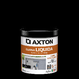 BLACK FIBER-REINFORCED WATERPROOFING LIQUID SHEATHING AXTON 750 ML