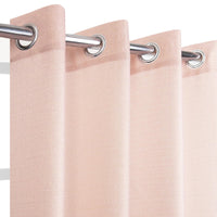 DARIO PINK GOLD OPAQUE CURTAIN 140X280 WITH EYELETS