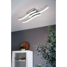 CABEZAS NICKEL ALUMINIUM CEILING LIGHT 50x13x7 CM LED 5W NATURAL LIGHT