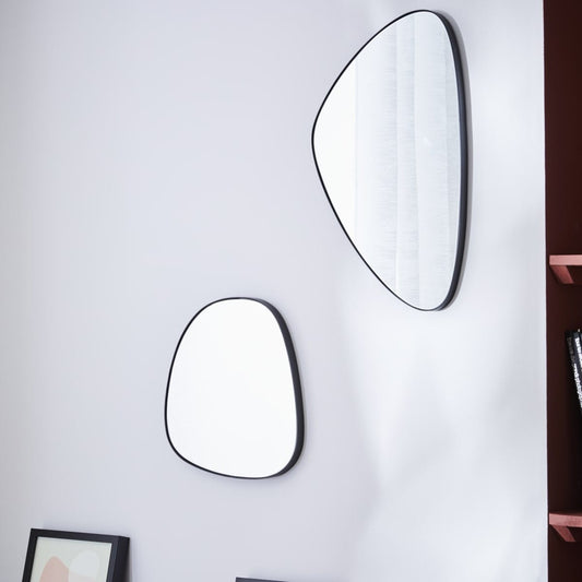 Bricocenter OGIEVE BLACK METAL MIRROR 30X50CM