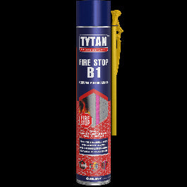 B1 FIREPROOF POLYURETHANE FILLING FOAM WITH ERGO FIRE STOP STRAW TYTAN 750ML