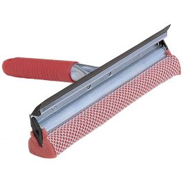 METAL SQUEEGEE 25CM PLASTIC HANDLE