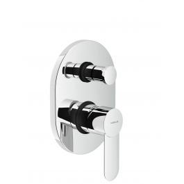 ABX NOBIL BUILT-IN SHOWER MIXER WITH DIVERTER CHROME