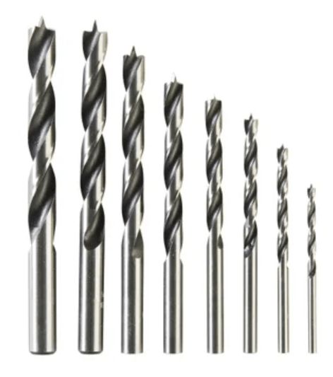 Bricocenter SET 8 DEXTER WOOD DRILL BITS MIXED DIAMETERS