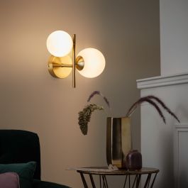 CALLAS WALL SCONCE METAL GOLD 2XG9