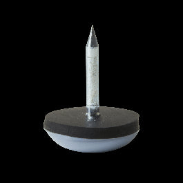 SKID SLIDE WITH NAIL STANDERS D 17 MM GREY, 4 PIECES