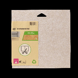 FELT PADS 4MM ADHESIVE 200X200MM BC 1PCS