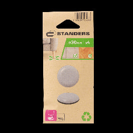 ADE SLIPPERY FOOT D30MM GRAY 4PCS