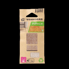 4MM ADHESIVE FELT PADS 31X31MM 8PCS