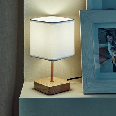 Bricocenter LAMPADA DA TAVOLO AKORA BIANCO H23 CM E14=40W