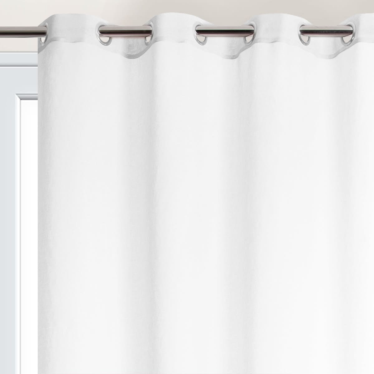 Bricocenter TENDA ZEPHYR IGNIFUGA BIANCO FILTRANTE 200X280 CM CON OCCHIELLI