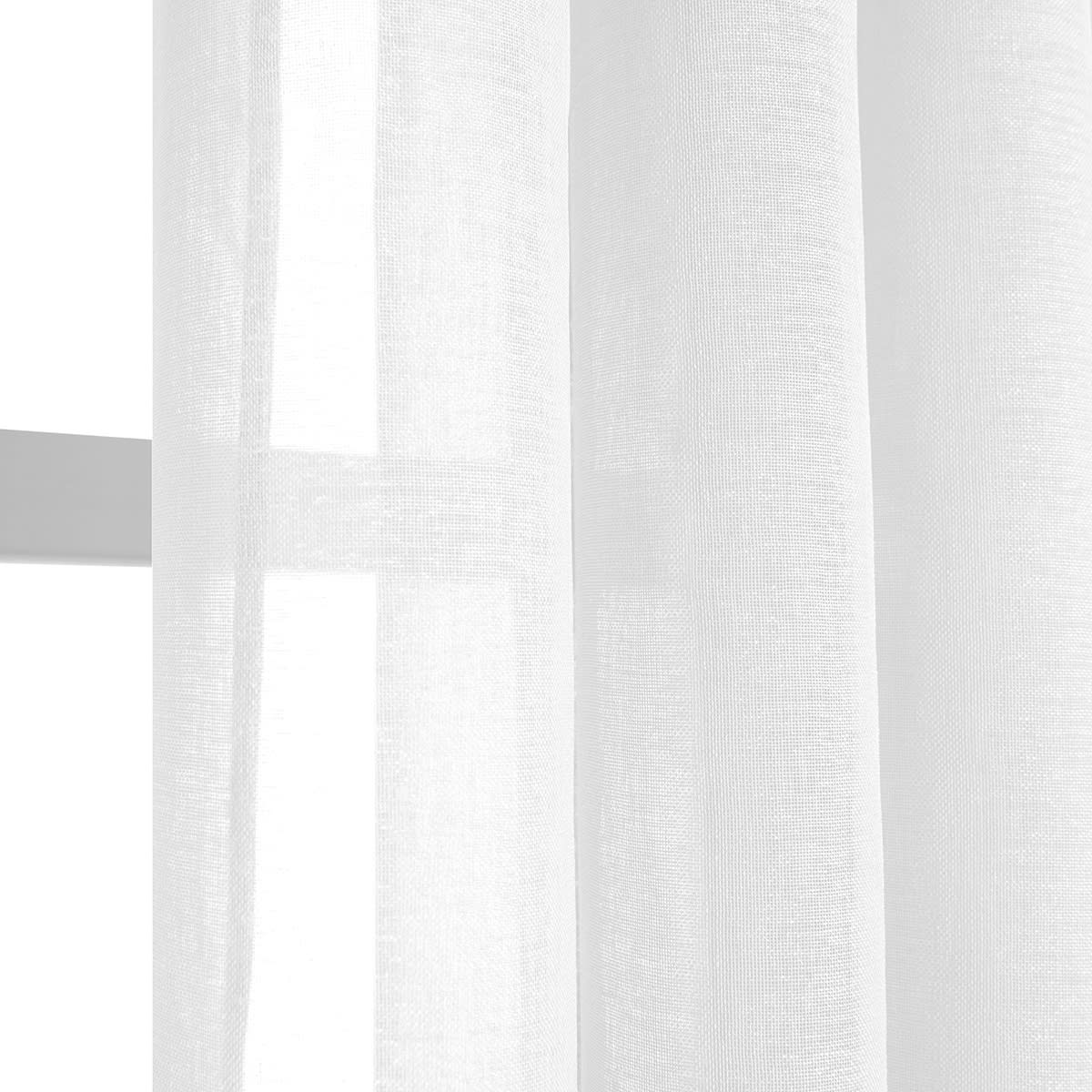 Bricocenter TENDA ZEPHYR IGNIFUGA BIANCO FILTRANTE 200X280 CM CON OCCHIELLI